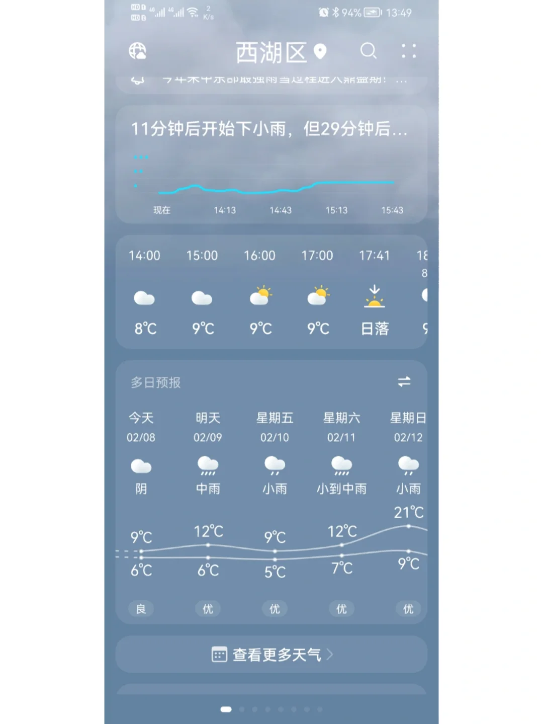 天气杭州(未来30天天气杭州)